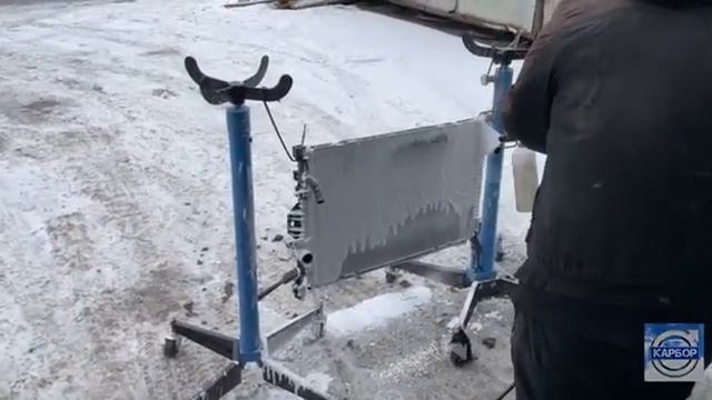 Мойка радиаторов охлаждения на Volvo XC70 смотреть онлайн