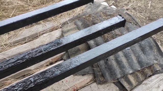 Сеновал своими руками с профтрубы и металлопрофиля. Часть 1 смотреть онлайн