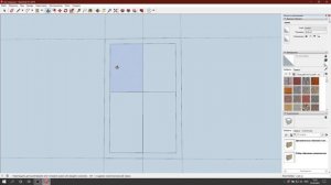 SketchUp-  как нарисовать окно