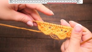 Узор «Веселые тыковки» спицами ? "Funny pumpkins" knitting pattern ?