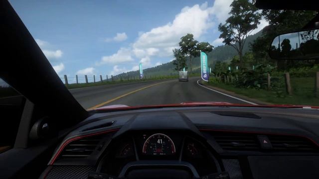 Relaxing Long Drive - Realistic Driving 2018 Civic R-Type - (Forza Horizon 5 Gameplay) смотреть онлайн