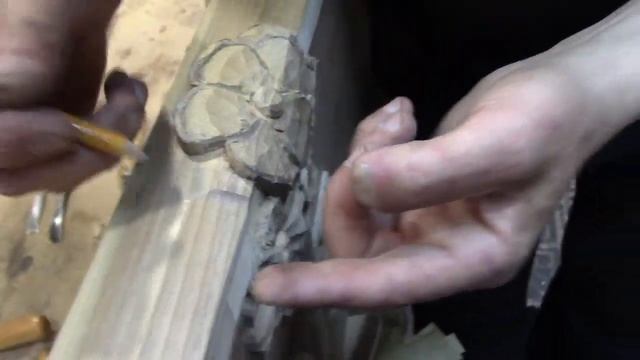 Делаем кровать . Резьба на царгах .часть 11 смотреть онлайн