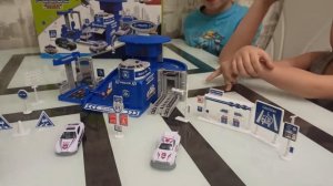 Обзор Конструктор Полицейский участок Police Station Garage Собираем Полицейский участок