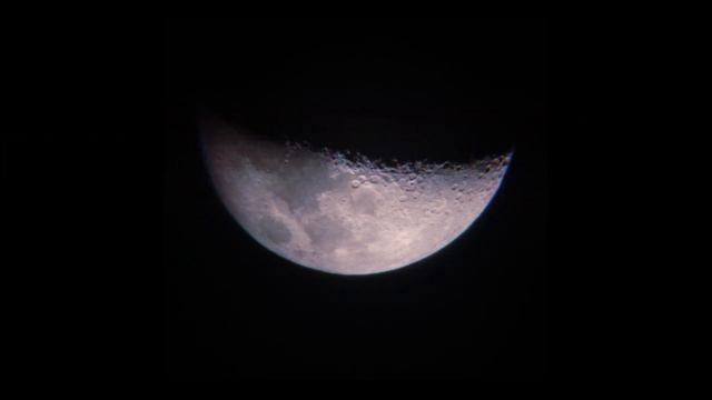THE MOON SEEN IN F76700 TELESCOPE ON (26/04/2023) смотреть онлайн