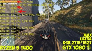 Ryzen 5 1400 - GTX 1060 6Gb , GTX 1070 , GTX 1080 Ti. Обзор и Тест.