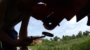 Замена сальника почвофрезы Hinomoto