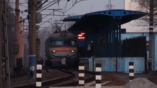 Электричка на Лосево | Харьков | Electric train on Loseve railway station