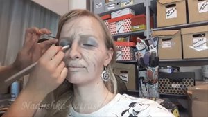 Как сделать старческий грим или что происходило за кадром перед съемками)))