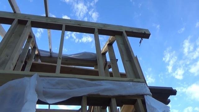 Как сделать мансардную крышу . Часть 1. смотреть онлайн