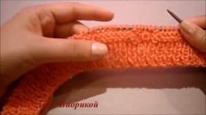 Пуловер с ажурной спинкой.Размер 50-52.Часть №1