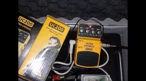 Pedal Chorus Behringer UC200 - test