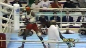 Бокс Леннокс Льюис-Риддик Боу Олимпиада 1988 + 91 кг Финал