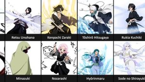All Shinigami and Their Zanpakuto Spirit in Bleach