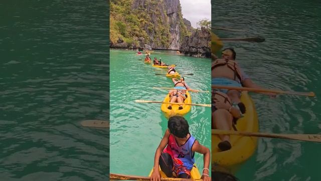 Big Lagoon El Nido Palawan #kayaking #bffgoals