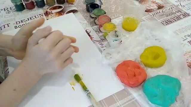 Как сделать цветной пластилин? смотреть онлайн