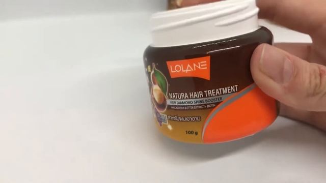 ❤️LOLANE знаменитая тайская лечебная маска для сияния волос с маслом Макадамия и формулой Биотина
