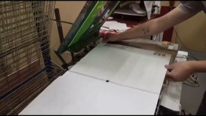 Допечатка календарей, Шелкография