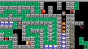 Supaplex level 99: JOYSTICK-HANDLING