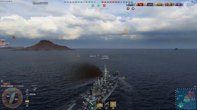 World of WarShips | North Carolina | 7 KILLS | 186K Damage - Replay Gameplay 4K 60 fps смотреть онлайн