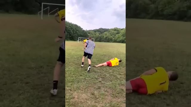 Playing Soccer with a BOWLING BALL… #fail #soccer #sports