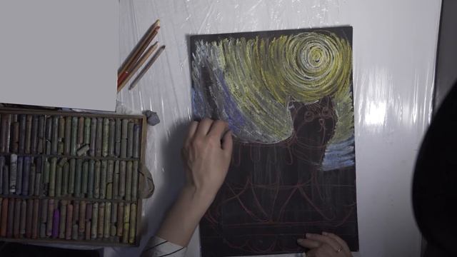 Про котов, котят и кошек- обитателей окошек | Мастер-класс по пастельной живописи смотреть онлайн