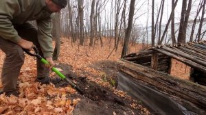 СТРОИТЕЛЬСТВО ЗЕМЛЯНКИ У РЕКИ | ВЕСЬ ПРОЦЕСС | БЕЗ КОММЕНТАРИЕВ | LIVE in the DUGOUT
