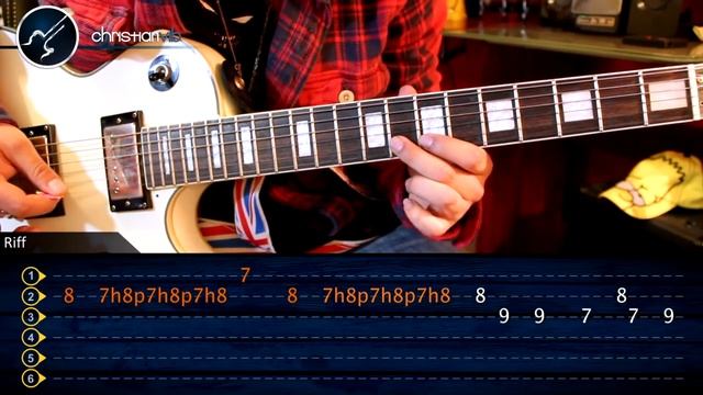 The Trooper - Iron Maiden (Табулатура) Guitar Tutorial TABS