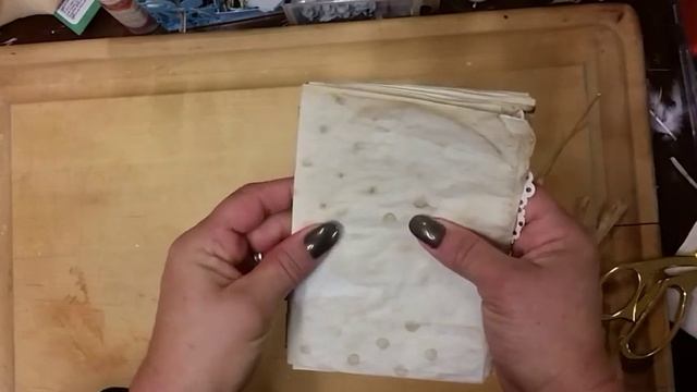 Vintage Junk Journal little booklet tutorial. смотреть онлайн