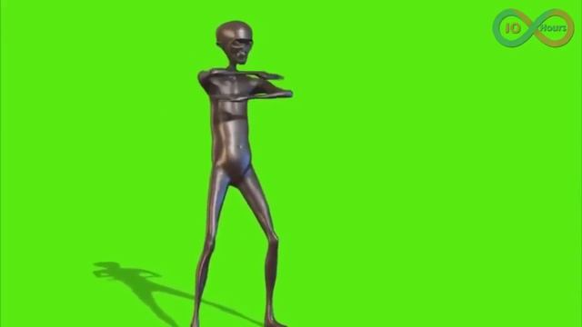 Серый инопланетянин танцует в стиле цыган 👽