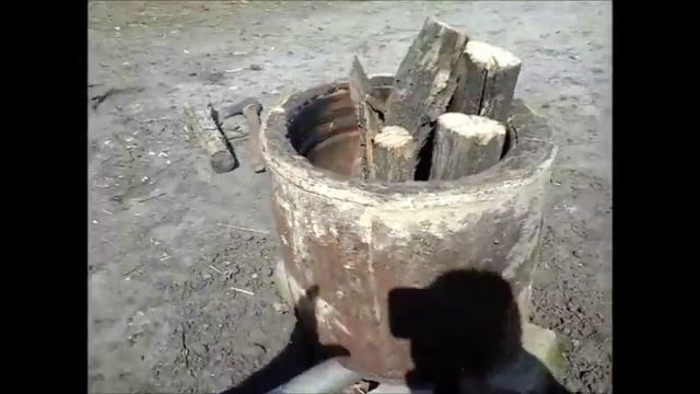 сборка и первое испытание самодельного горна (для ковки и плавки метала) смотреть онлайн