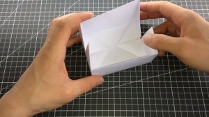 Оригами КОРОБКА. Схема сборки из бумаги а4. Сделай своими руками без клея и ножниц