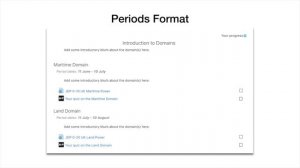 7 different Course Formats in Moodle