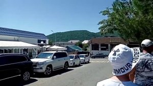 Архипо-осиповка. Идём на прогулку от гостевого дома пер.Пионерский 2Б. ?? 17 июля 2021 г.