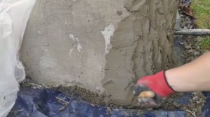 Уличная мойка из бетона своими руками