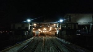 Погрузка на паром (Сахалин-9)  Холмск-Ванино 20.12.2018