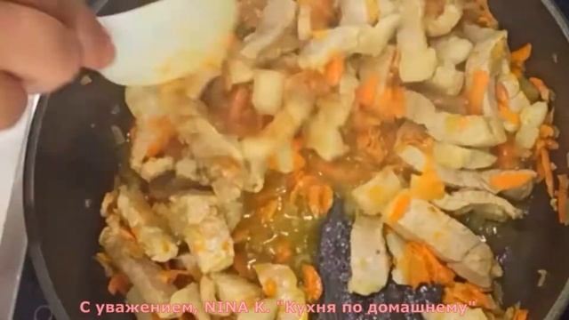 Как приготовить вкусно Гуляш из Свинины с Подливой ? Мясная Поджарка на Сковороде