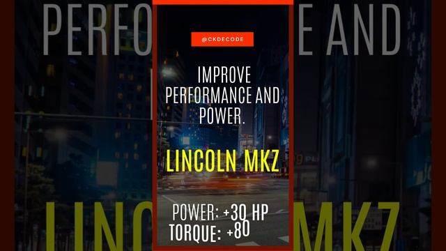 Lincoln MKZ Map Tuning #shorts #Lincoln #mkz #maptuning #chiptuning #ckdecode