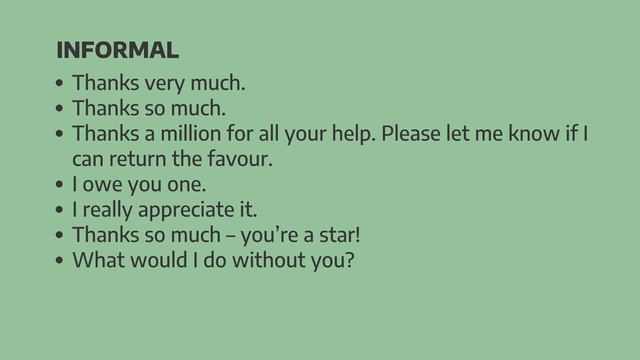 19 Ways To Say Thank You & Show Your Appreciation - Business English