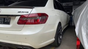 STRAIGHT PIPE E63 AMG 6.3 V8 with FI long tube headers exhaust setup! Best sounds AMG Mercedes Benz