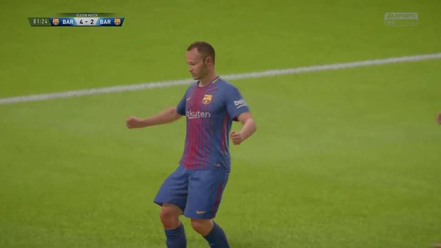 FIFA 18 - Iniesta's Long Goal смотреть онлайн