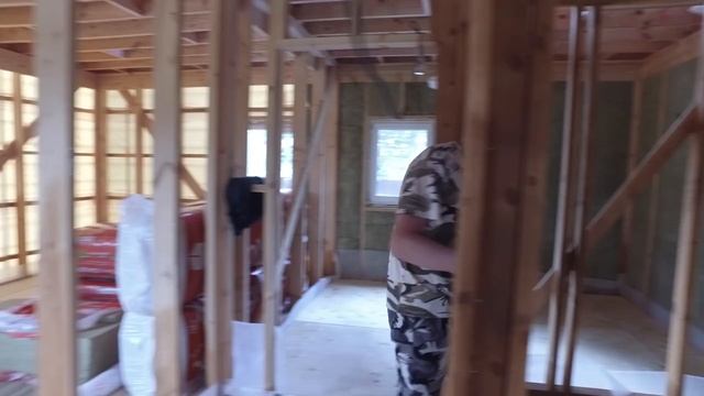 Опыт заказчика домокомплекта КАРКАС+. Дом 7,4х7,5 м смотреть онлайн