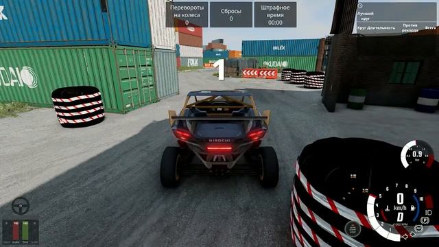 СЦЕНАРИЙ ПОРТ НА ВРЕМЯ. BeamNG drive. ДИКИЕ УСЛОВИЯ, ДИКАЯ МАШИНА. смотреть онлайн