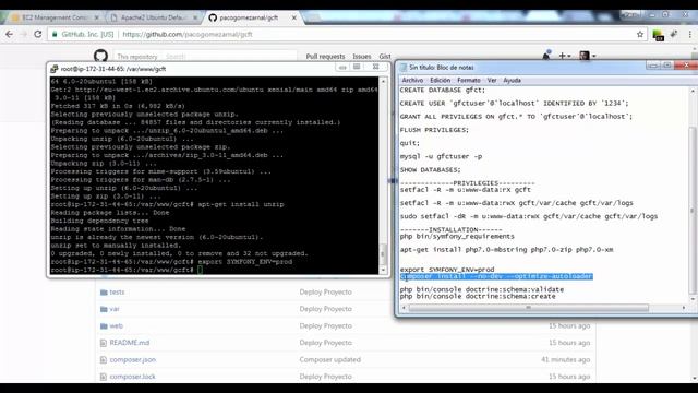 Symfony 3 - Desplegar proyecto en AWS. Instalacion con composer смотреть онлайн