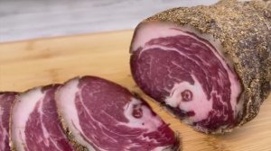 Вяленая свиная шея. Коппа в домашних условиях, рецепт (Коппа, Капоколло) в описании
