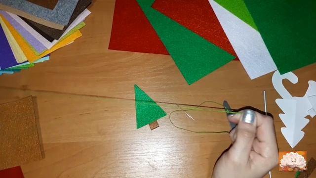 DIY Новогодние Украшения из Фетра Елочные Украшения своими Руками смотреть онлайн