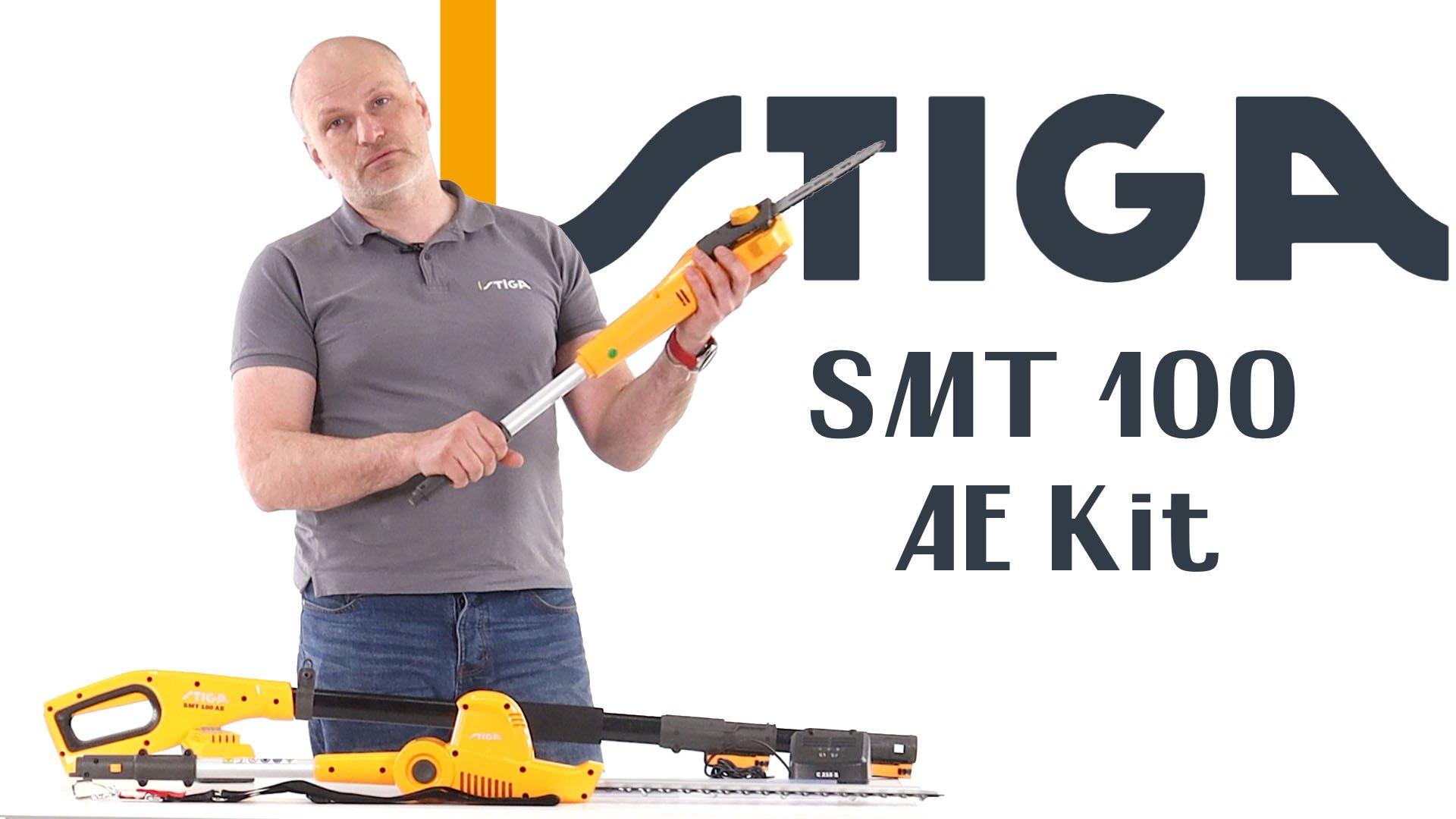 Обзор на высоторез аккумуляторный + кусторез Stiga SMT 100 AE Kit с АКБ 4 А/ч и ЗУ смотреть онлайн