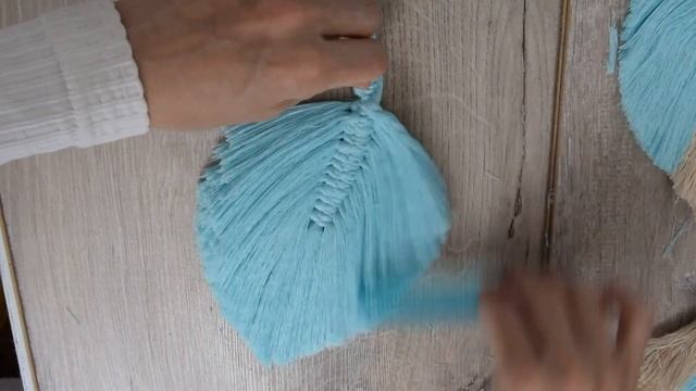 Feathers Wall Hanging Tutorial / DIY macrame leaves / Панно в технике макраме смотреть онлайн