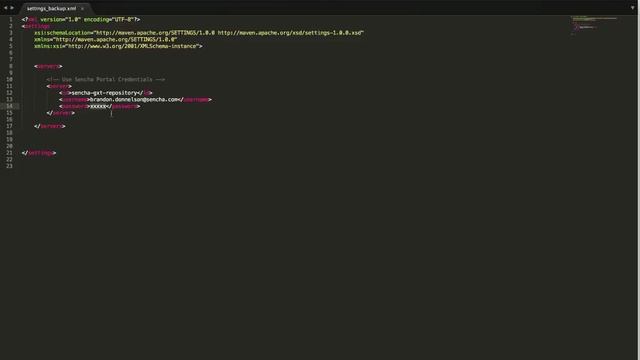 GXT 101 - 3. Configuring the Maven Settings.xml Credentials смотреть онлайн