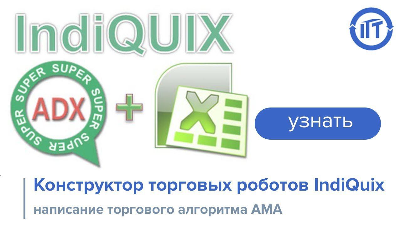Трейдинг и конструктор торговых роботов IndiQuix - написание торгового алгоритма АМА