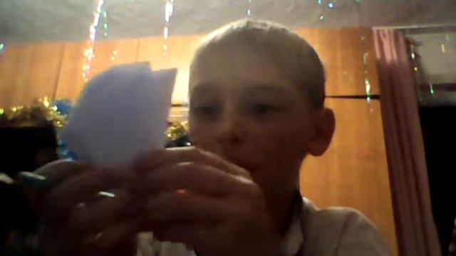 Как заделать круглую снежинку? смотреть онлайн